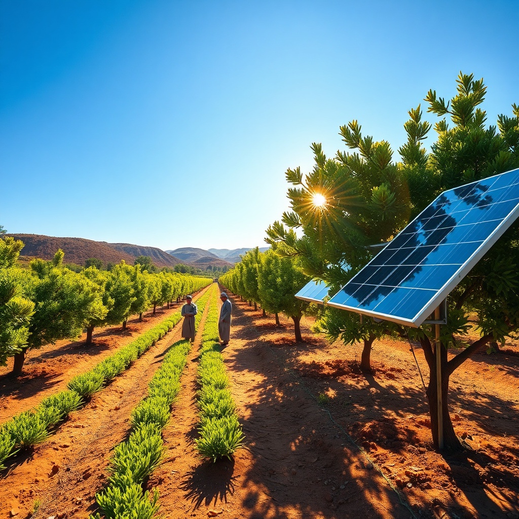 Arganier Irrigué Par L’énergie Solaire: Avantages